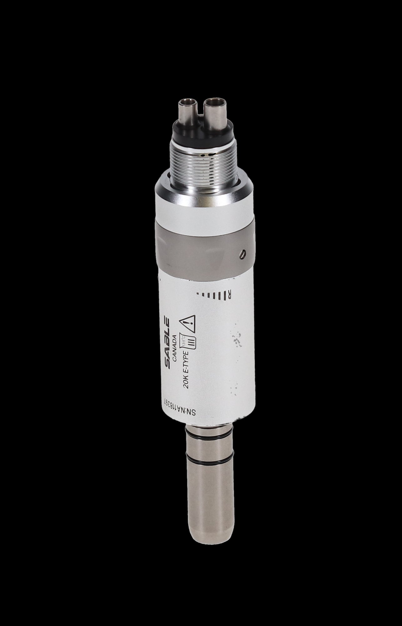 Sable Industries 1600110 NSK Type 20K Handpiece Air Motor Slow Speed E-Type Connection 20000 rpm 4-Hole Sable Industries 1600110 NSK Type 20K Handpiece Air Motor Slow Speed E-Type Connection 20000 rpm 4-Hole